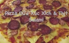 Cách làm pizza dứa xúc xích